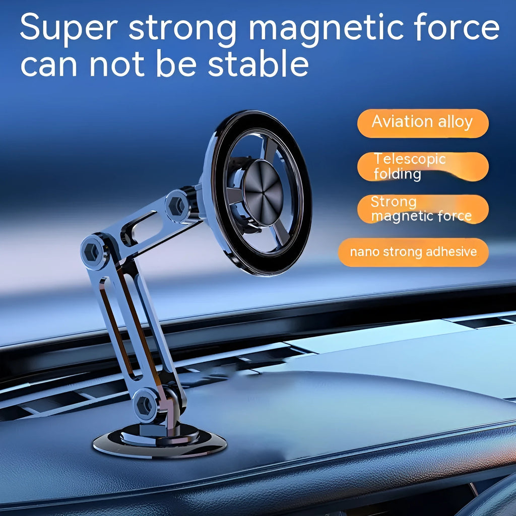 All-metal magnetic car phone holder with strong 2.3T magnet in four colour options
