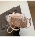 Ladies casual shoulder bag with bandage bow detail and internal mobile phone compartment
