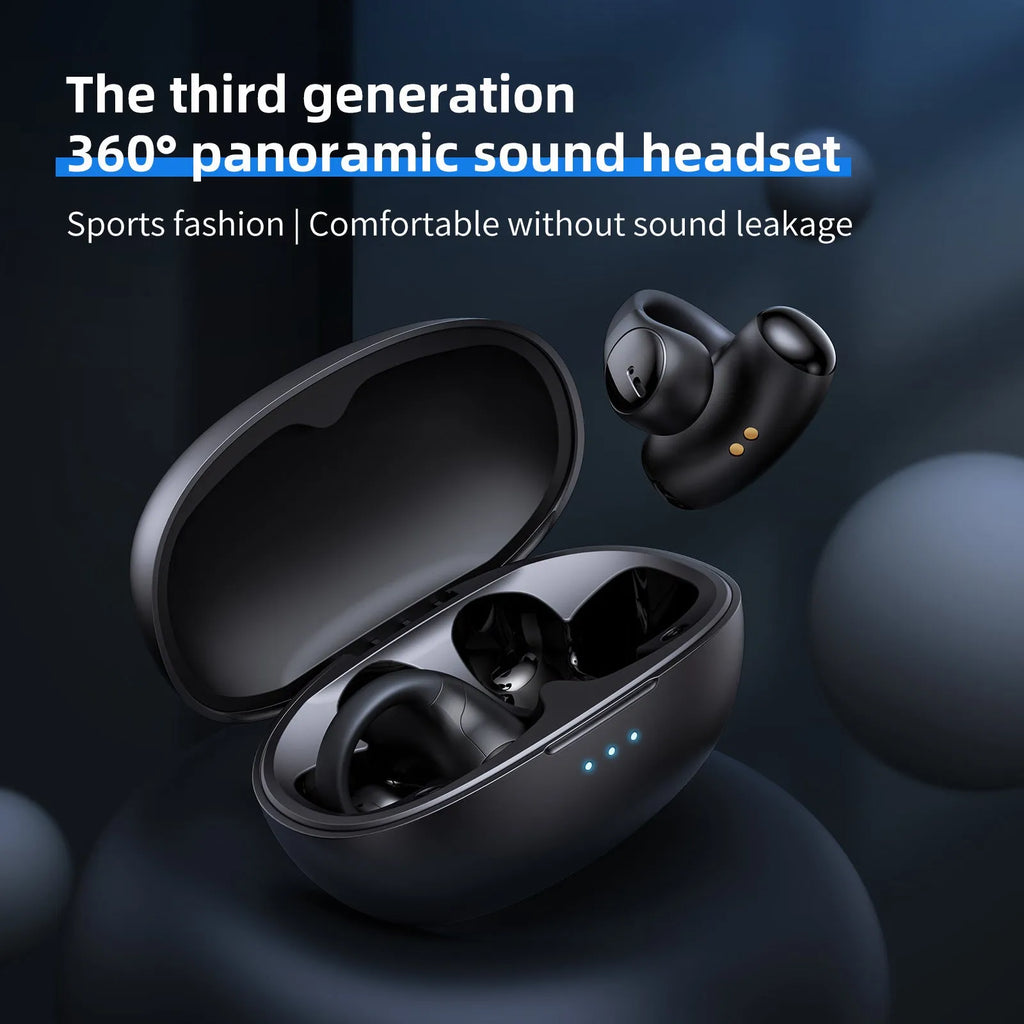 T306 Bluetooth wireless sports headset with ear hook design in black or white colour