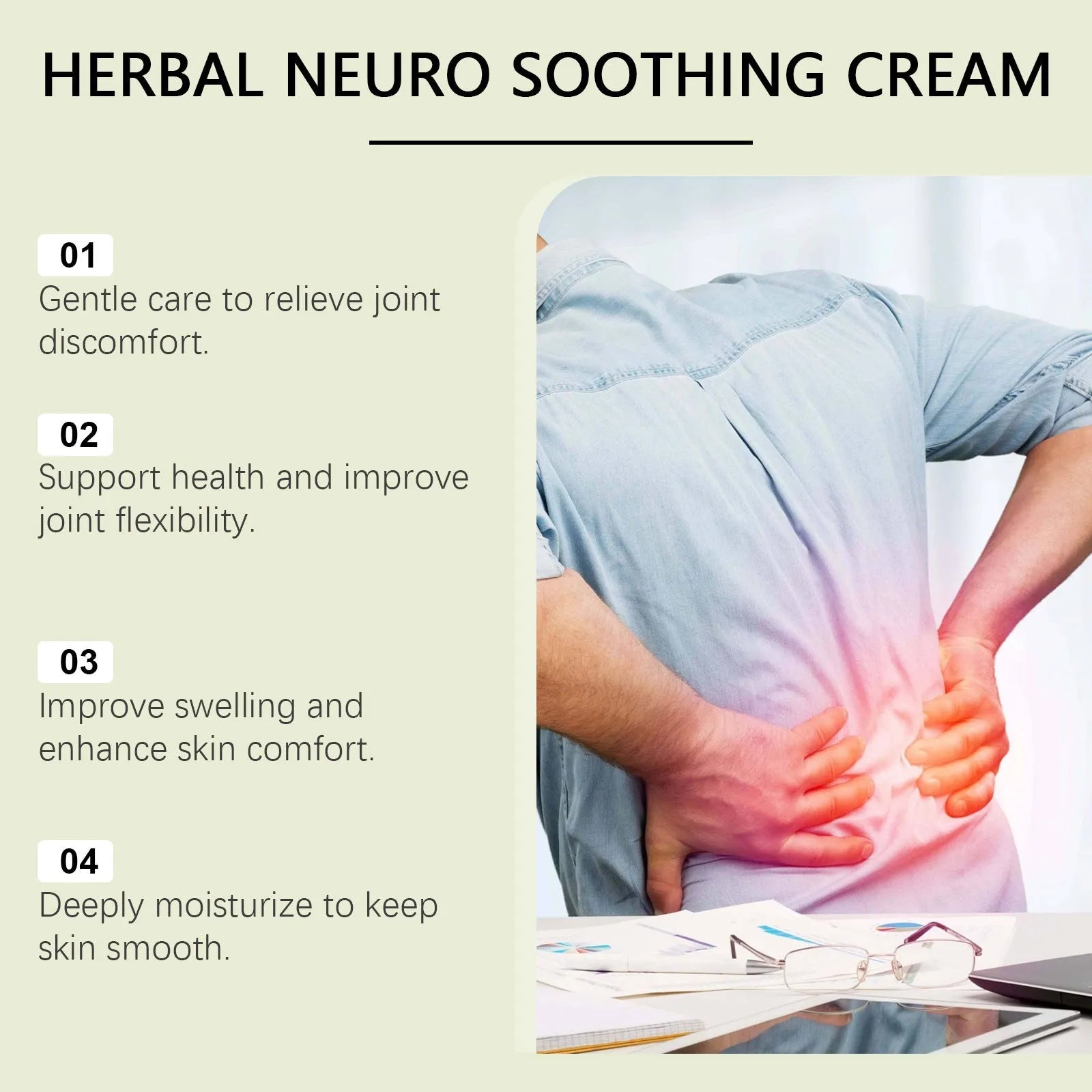 100g external body care cream tube with Arnica flower and mugwort root ingredients listed