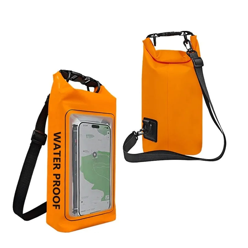 Waterproof crossbody phone bag for swimming and outdoor use in various colours