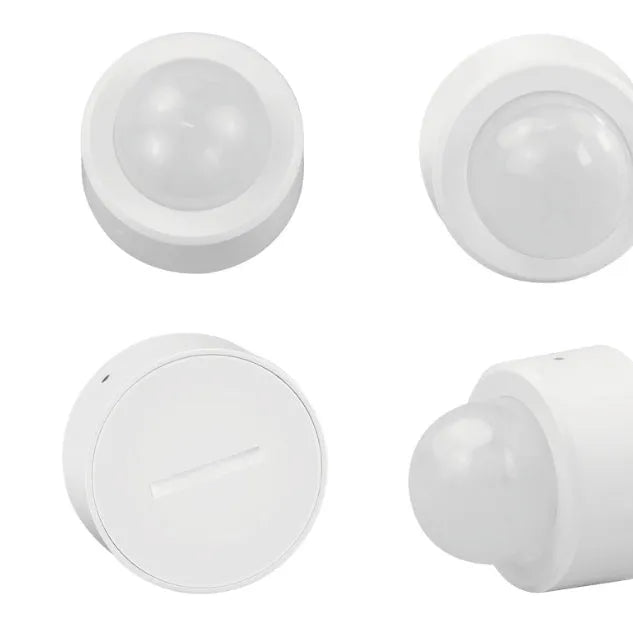 White ZigBee infrared motion detector with 33mm x 28mm dimensions for home security