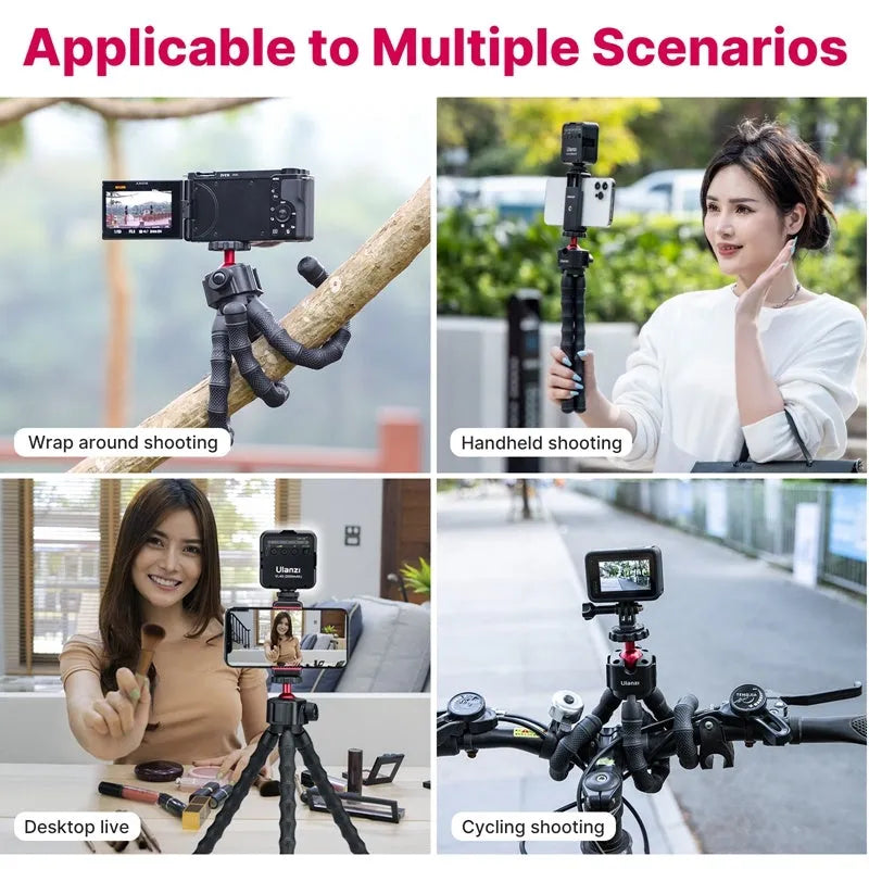 Multifunctional VLOG suite kit with tripod for smartphone photography and live streaming