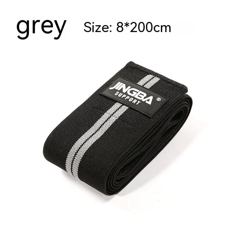 Adjustable free-size knee pads for sports, shown in blue, for weightlifting and cycling.