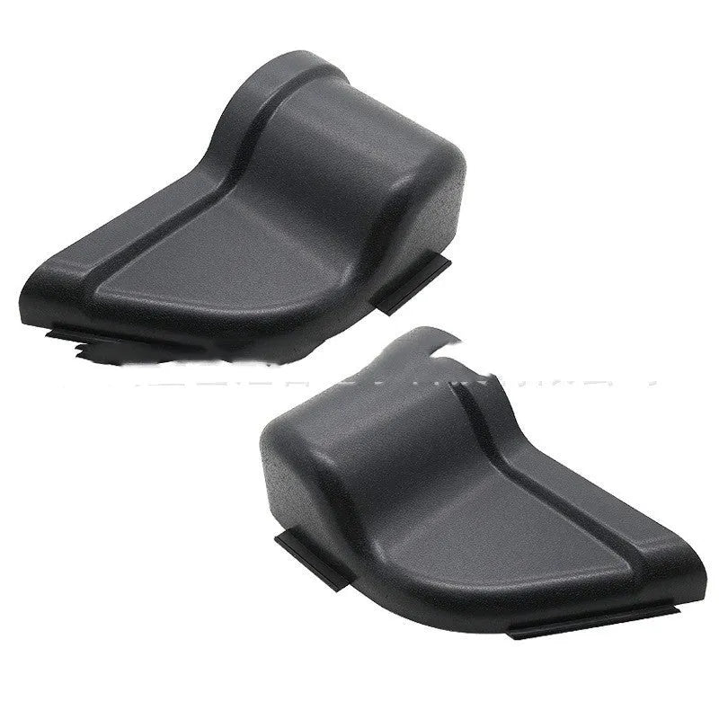 Black ABS door storage box installed on Jeep Wrangler interior door panel