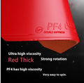 PF4-50 Fast Attack Sticky Classic-50 table tennis racket with anti-spin rubber in red and black colour options