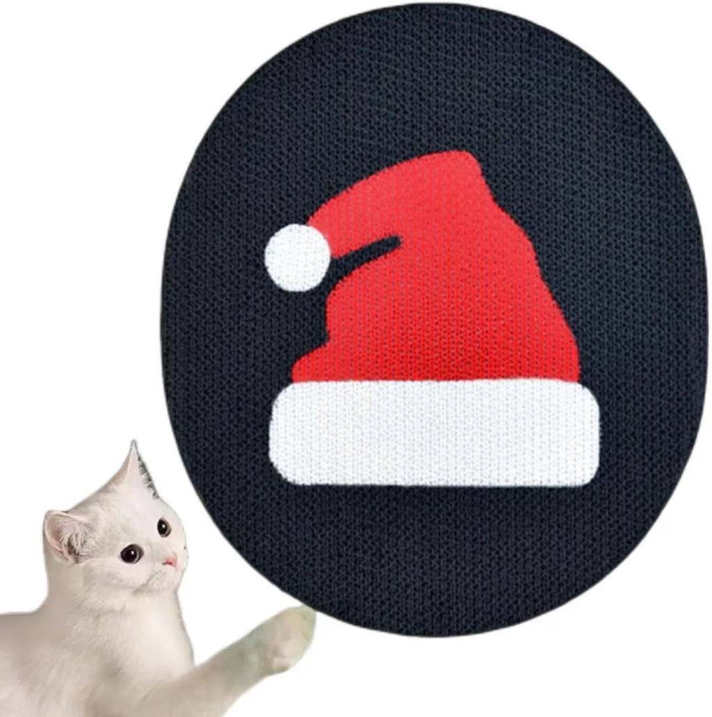 Wall-mounted cat scratch pad with corrugated cardboard surface measuring 35x44 cm