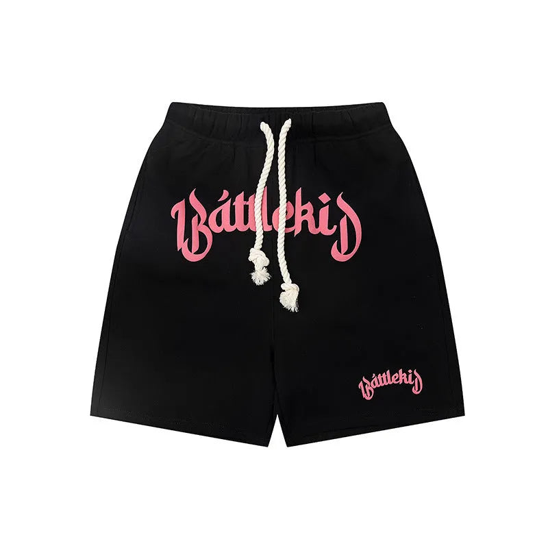 Cotton blend street shorts in loose fit style available in multiple colours
