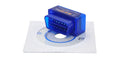 Bluetooth OBD2 diagnostic scanner for reading engine fault codes and monitoring live vehicle data.