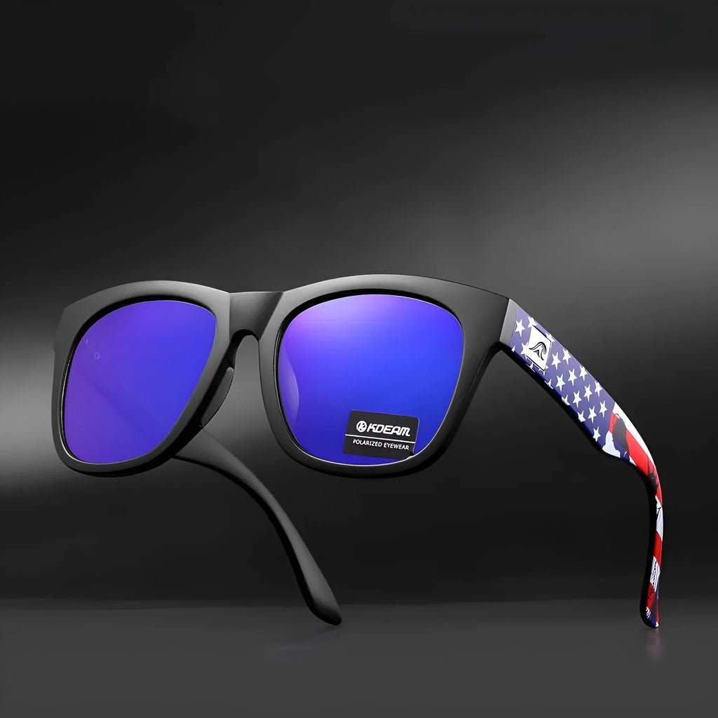 Polarised sunglasses with TAC lenses and PC frame in colour option C2.