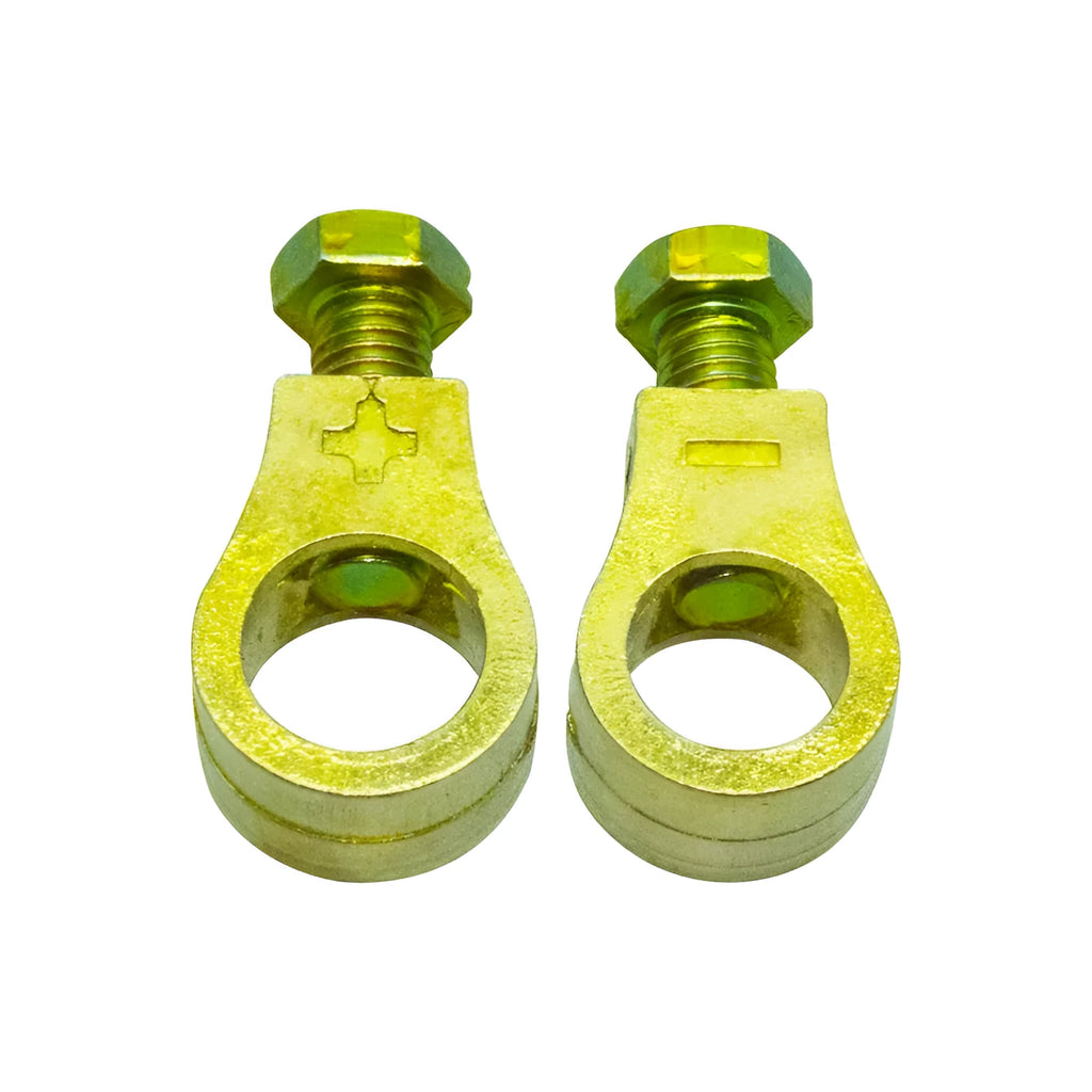 Pure copper car battery wiring clamp with clamping mechanism for battery terminal connections