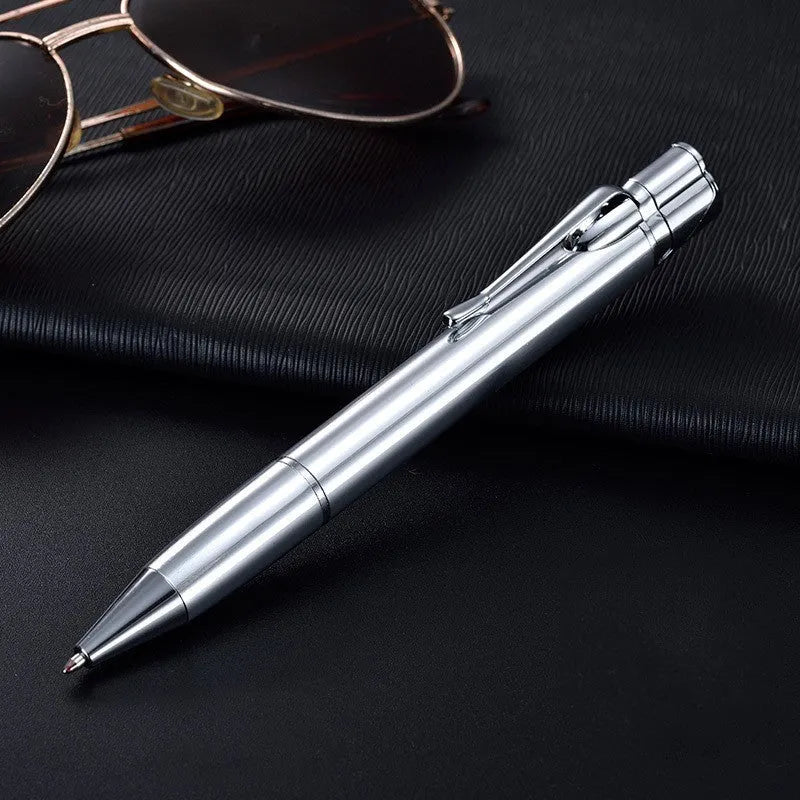 Metal windproof pen jet lighter in six colours with key chain
