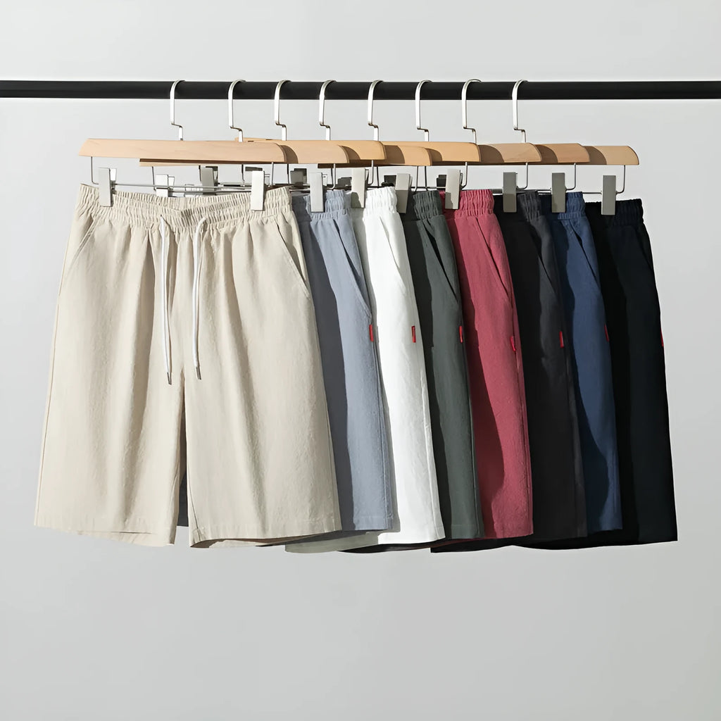 Chinese style solid colour cotton linen cropped pants for summer in multiple colour options