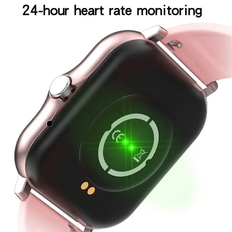 Y13 smart watch with 1.69 inch touch screen, silicone strap, heart rate monitoring and Bluetooth-compatible calling