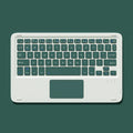 Pink Bluetooth wireless keyboard and mute mouse combo for tablets and mobile phones