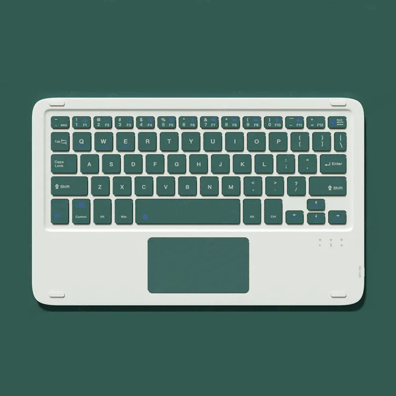 Pink Bluetooth wireless keyboard and mute mouse combo for tablets and mobile phones