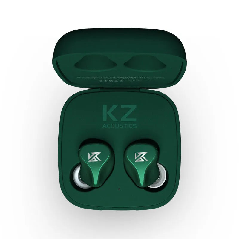 Z1 true wireless in-ear Bluetooth headphones in black and green colour options.