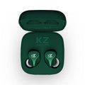 Z1 true wireless in-ear Bluetooth headphones in black and green colour options.