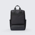 Lightweight computer backpack in elegant black made from Oxford cloth with 20-35L capacity