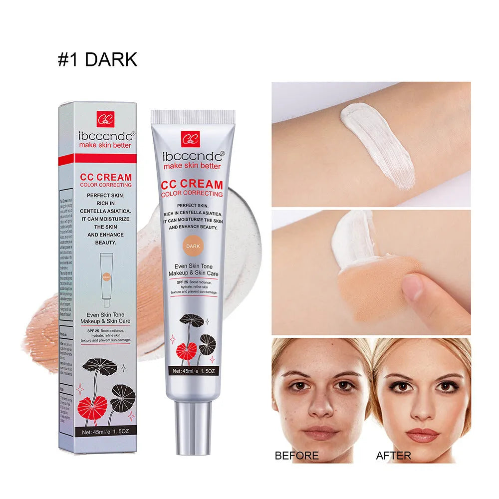 Erborian CC Cream tube with Centella Asiatica for colour correction in dark and light shades