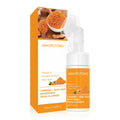 Turmeric cleansing mousse facial care kit with 30 pads, ginger soap, and turmeric products