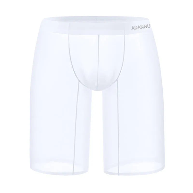 Men's mesh home shorts in black, seamless construction with hip-lifting design