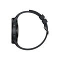 Dual band GPS smart watch with call function on silicone strap in black, white, or blue colours