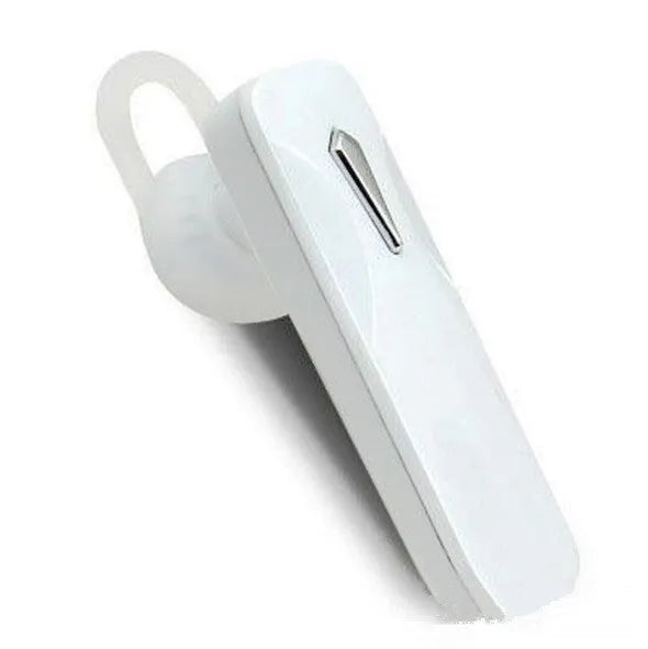 M163 Bluetooth 4.1 car headset in black or white with stereo controls and hands-free calling features