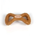 Durable dog chew bone toy in 8shape and Y shape designs for teeth cleaning and interactive play