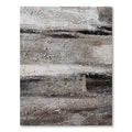 Handmade grey abstract oil painting on canvas, rolled and frameless, for living room or bedroom wall decor