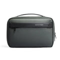 Men's portable Oxford cloth toiletries storage bag with wet and dry separation compartments.