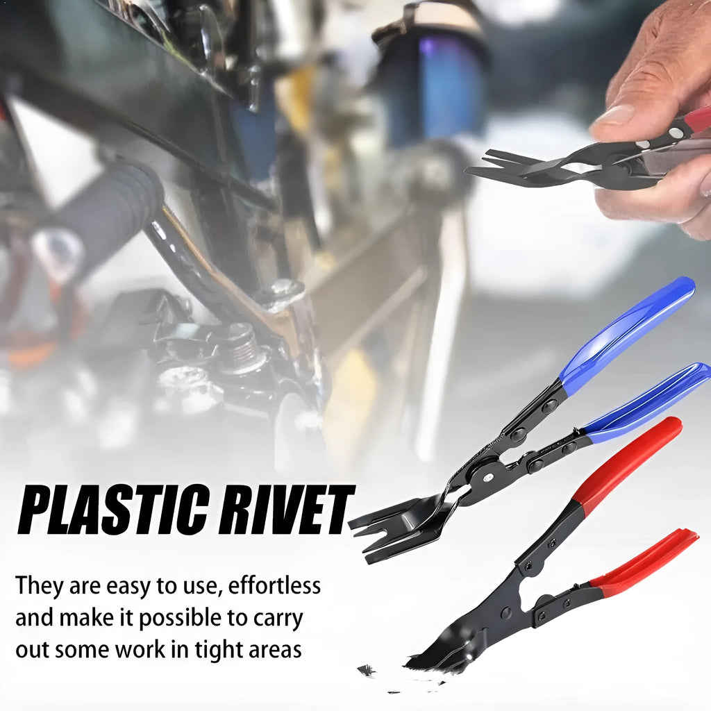 Blue car universal disassembly separator pliers with 235mm length for door panel and interior clamp removal
