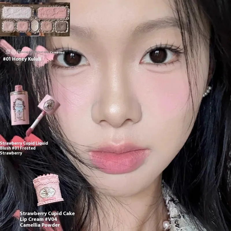 Cupid series liquid blush bottle in one of six available shades for natural cheek colour