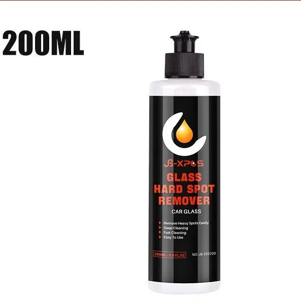 Glass oil film remover cleaning cream paste in packaging for car windscreen and window decontamination