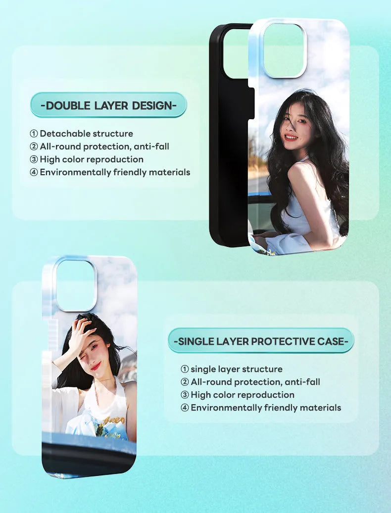 Metal thermal transfer printing machine for phone cases with multi-brand compatibility