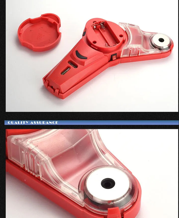 Red portable infrared laser level with punching positioning tool for woodworking and decoration