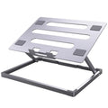 Aluminium alloy folding laptop cooling riser with 270x210mm dimensions
