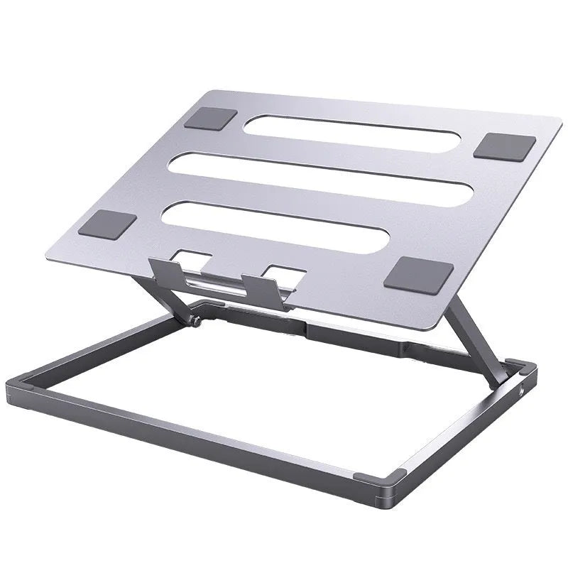 Aluminium alloy folding laptop cooling riser with 270x210mm dimensions