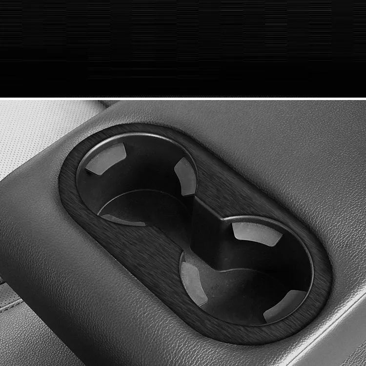 Pre-cut matte black vinyl sticker kit for Audi Volkswagen Seat interior centre console and dashboard