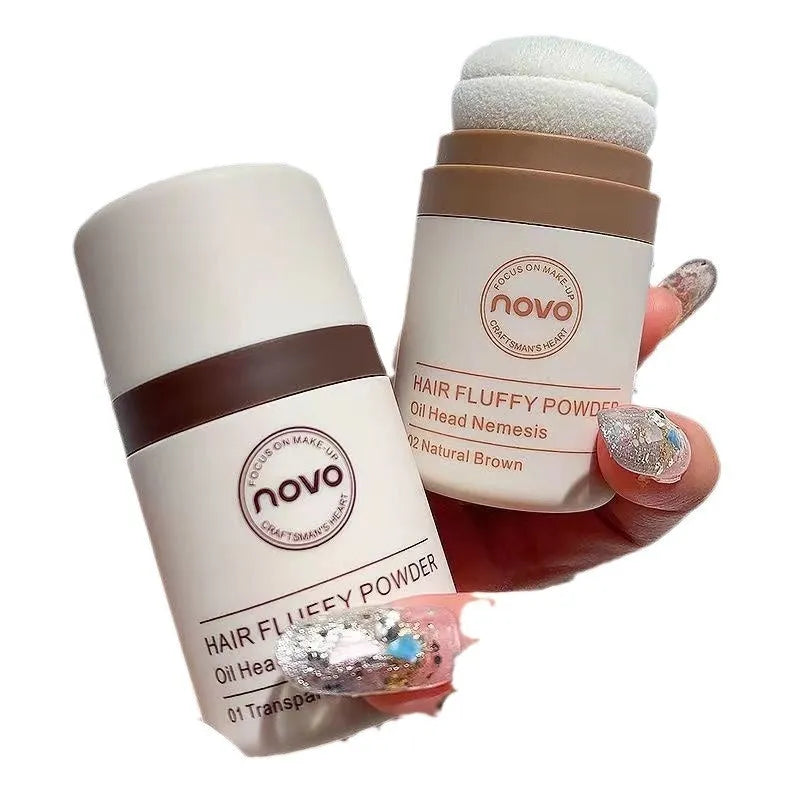 Veejaga mattifying powder in brown and dark brown shades for hair oil control and face makeup fixing