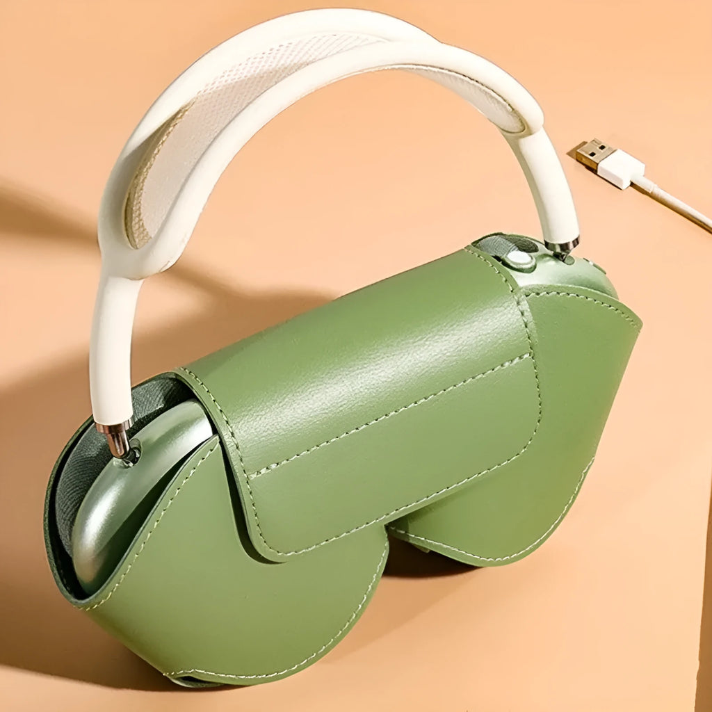 PU leather protective case for AirPods Max headphones in multiple colours.