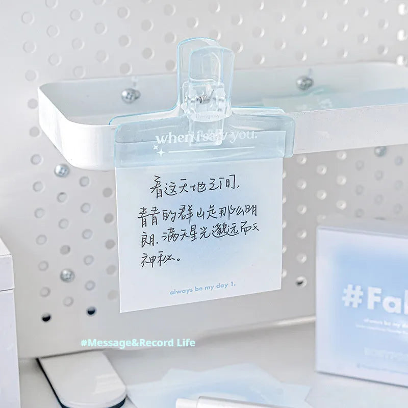 70mm square multifunctional notepad with gradient parchment pages in four colour options