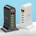 USB digital display smart charger showing charging status with 4000mA output
