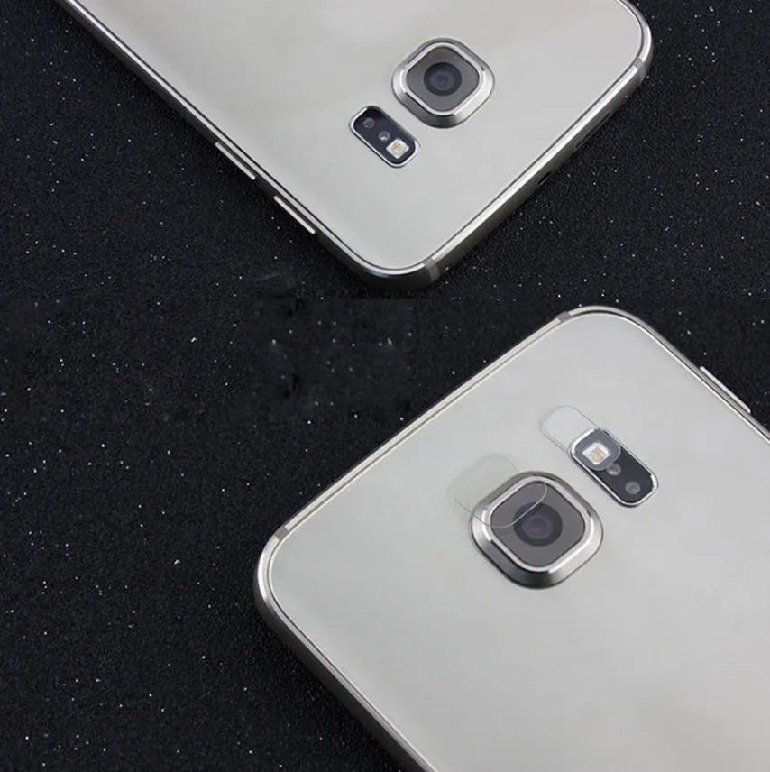 Samsung S7 Edge tempered glass rear camera lens protection film with anti-fingerprint features