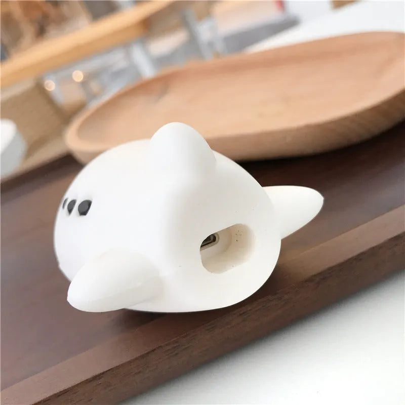 Cartoon aeroplane headset design silicone flip case for Apple AirPods 1 and 2 with attachment hook.