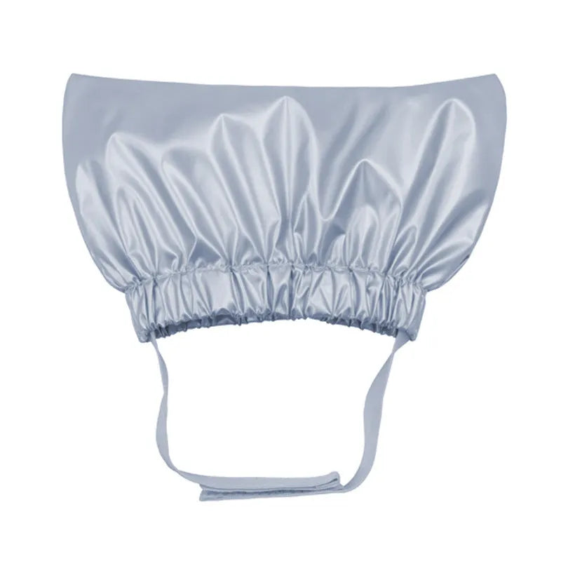 Adjustable ear-proof waterproof shower cap for cats and dogs in silver, pink or gold colours