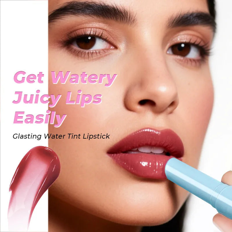 Waterproof moisturising lipstick makeup in six shade options.