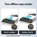 External mobile hard disk box for SSD enclosure with aluminium alloy shell and transparent cover