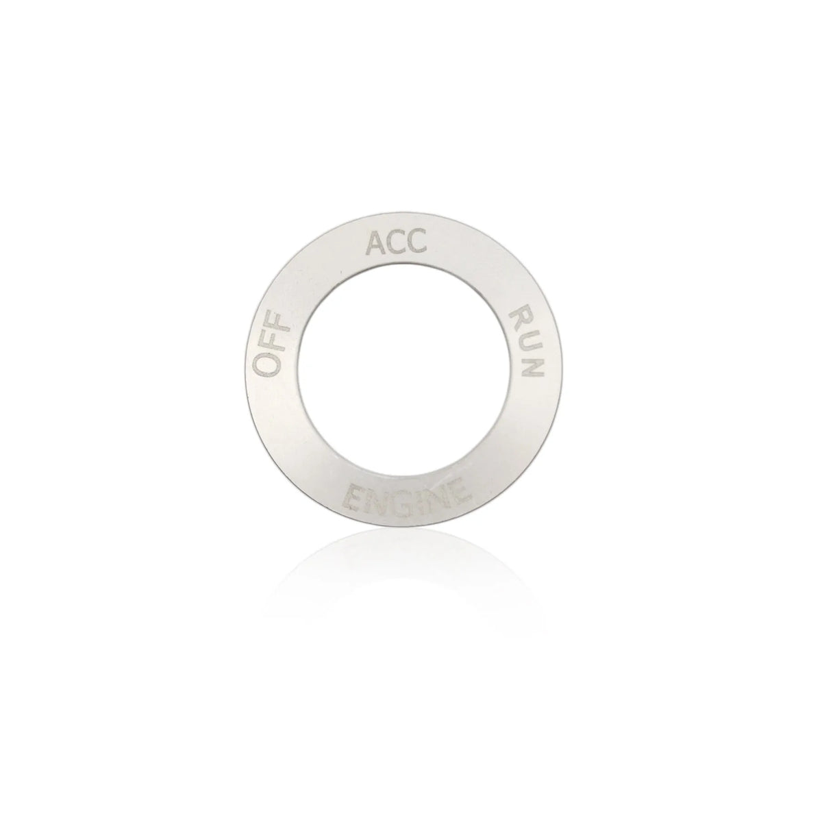 Aluminium alloy decorative ring for Dodge Challenger and Grand Cherokee air conditioning knob in assorted colours.
