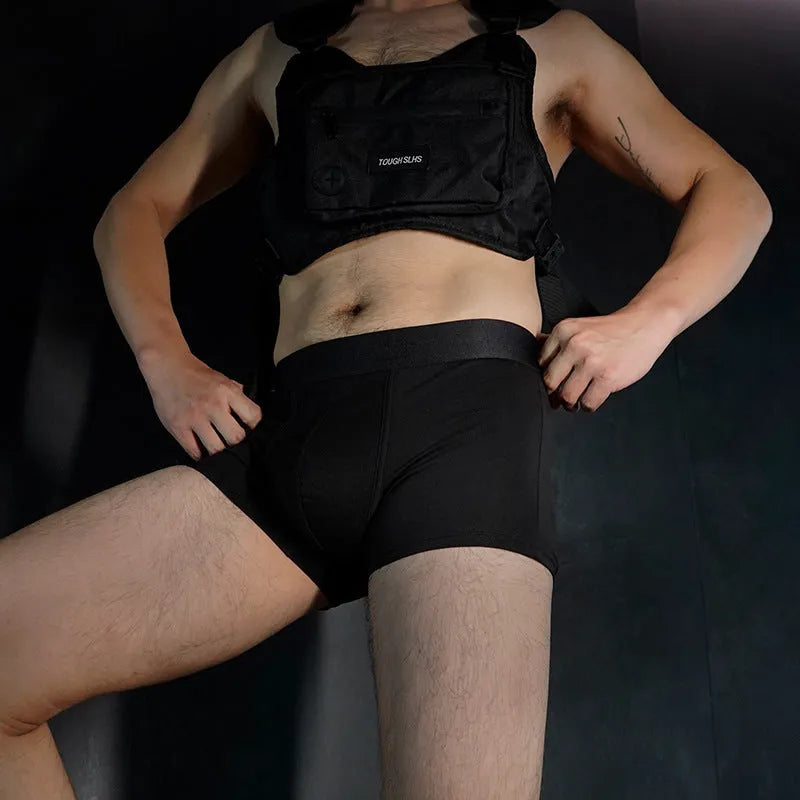 Men's solid colour cotton boxer shorts in black white silver grey light green